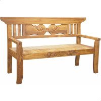 Bank Padar 3-Sitzer Holz-Bank 163,5cm Teak