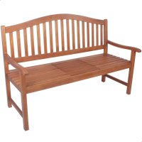 Bank mit Klapptisch 2-3 Sitzer Holz-Bank Phuket 150cm
