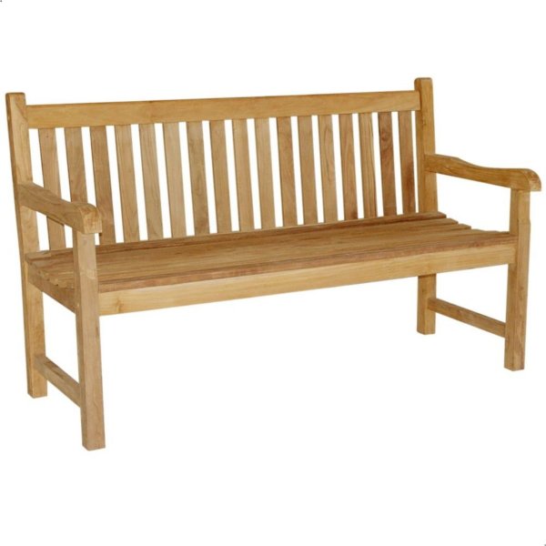 Bank Solo 3-Sitzer Holz-Bank 150cm Teak