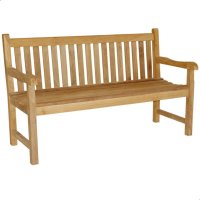 Bank Solo 3-Sitzer Holz-Bank 150cm Teak