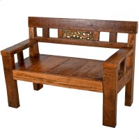 Bank Sumba 2-Sitzer Holz-Bank 120cm Teak