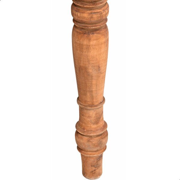 Bank zur Vermählung mit Gravur-Schild zB Herz Schweif (Namen), 3-Sitzer Holz-Bank Moyo natur-antik 150cm, Edelstahlschild personalisiert, Geschenk zur Hochzeit