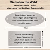 Goldene Hochzeit Bank mit Gravur-Schild zB Lieblingsplatz...