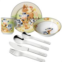 Sterngraf Kinderset Bauernhof-Tiere 7tlg mit Gravur (zB...