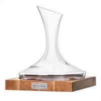 Eisch Dekanter Holz-Sockel/Dekantier-Karaffe WOOD EDITION...
