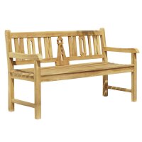 Bank Moin Moin 3-Sitzer Teakholz Gartenbank 150cm