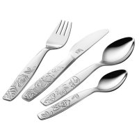 Zwilling Kinderbesteck Dschungel farblos 4tlg mit Gravur...