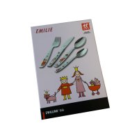 Zwilling Kinderbesteck Prinzessin Emilie 4tlg mit Gravur...