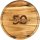 Sterngraf Pizzateller mit Gravur (Namen) personalisiertes Pizzabrett Akazien-Holz 32cm Geschenk-Idee Goldene Hochzeit, MotivPZ Zahl