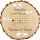 Sterngraf Baumscheibe 23cm mit Gravur (Name / Datum) personalisiertes Deko Holzschild Geschenk-Idee zur Hochzeit, Jahrestag, Jubiläum, Motiv H8 Kalender