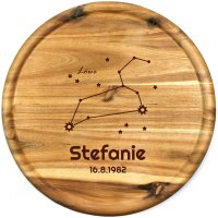 Sterngraf Pizzateller mit Gravur Sternbilder...