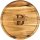 Sterngraf Pizzateller mit Gravur Monogramm / Buchstabe (+Name) personalisiertes Pizzabrett Akazien-Holz 32cm Geschenk-Idee Geburtstag Jubiläum, Motiv MO1