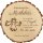 Sterngraf Baumscheibe 23cm mit Gravur (Name) personalisiertes Deko Holzschild Geschenk-Idee zur Geburt Taufe Kommunion Schulanfang, Motiv GE5 Schutzengel