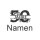 Zahl 40, 50, 60 usw