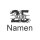 Zahl 40, 50, 60 usw